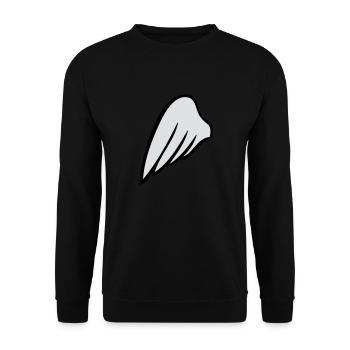 leftwing - Unisex Pullover - Schwarz - Vorne - Alina (178cm) & Michal (187cm)