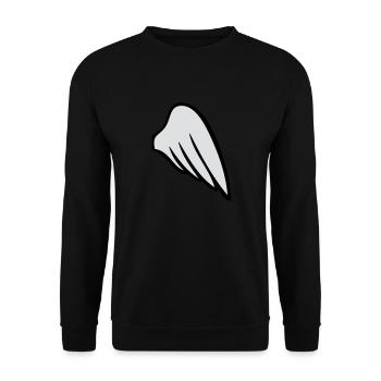 rightwing - Unisex Pullover - Schwarz - Vorne - Alina (178cm) & Michal (187cm)