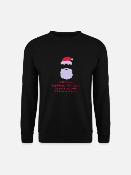 keinen WEihnachtsmann - Unisex Pullover - Schwarz