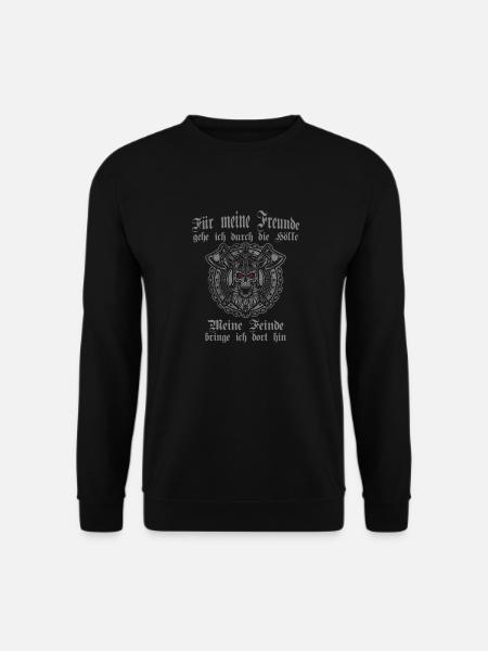 Meine Freunde - Unisex Pullover - Schwarz