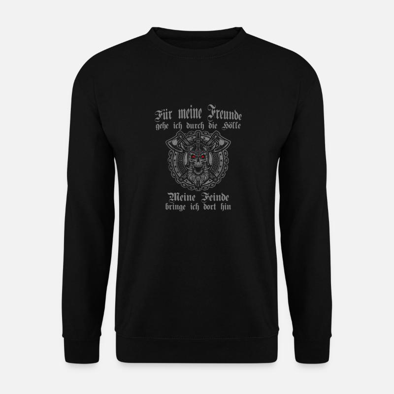 Meine Freunde - Unisex Pullover - Schwarz