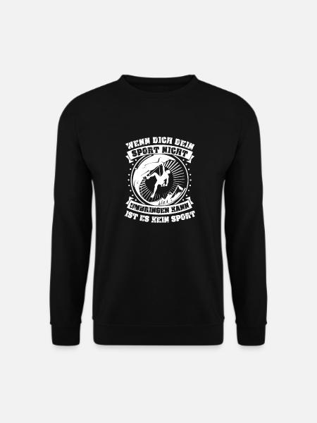 Sport umbringen-Klettern - Unisex Pullover - Schwarz