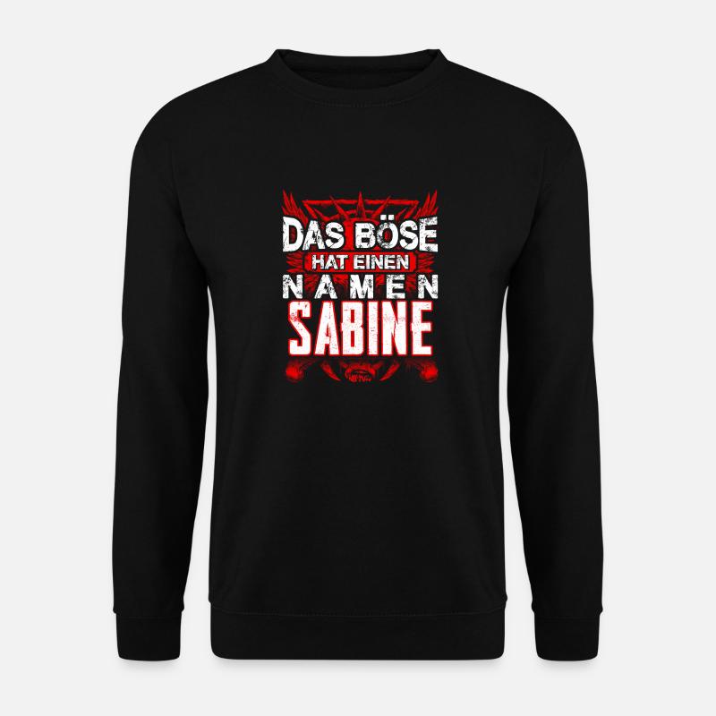 SABINE - böse - Unisex Pullover - Schwarz