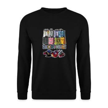 Shopping - Sweat-shirt Unisexe - noir - Devant - Alina (178cm) & Michal (187cm)