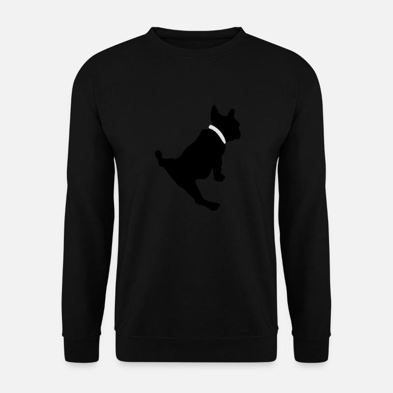 dog_yoga - Unisex Pullover - Schwarz