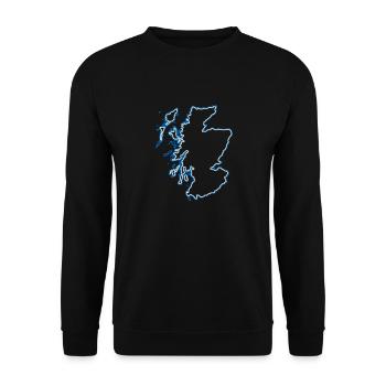 Schottland - Unisex Pullover - Schwarz - Vorne - Alina (178cm) & Michal (187cm)