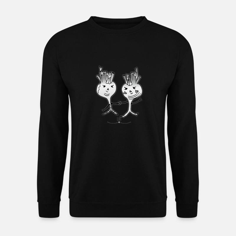 Dancing kohlrabis - Unisex Sweatshirt - black