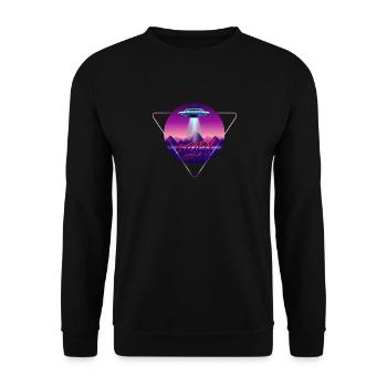 Storm Area 51 - Unisex Sweatshirt - black - Front - Alina (178cm) & Michal (187cm)