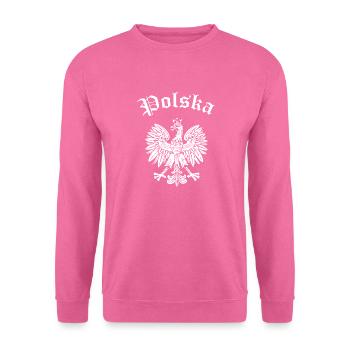 Pologne - Sweat-shirt Unisexe - rose - Devant