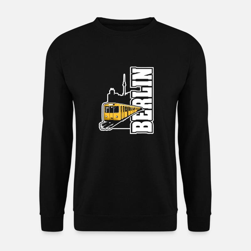 Berlin U-Bahn Color - Unisex Pullover - Schwarz