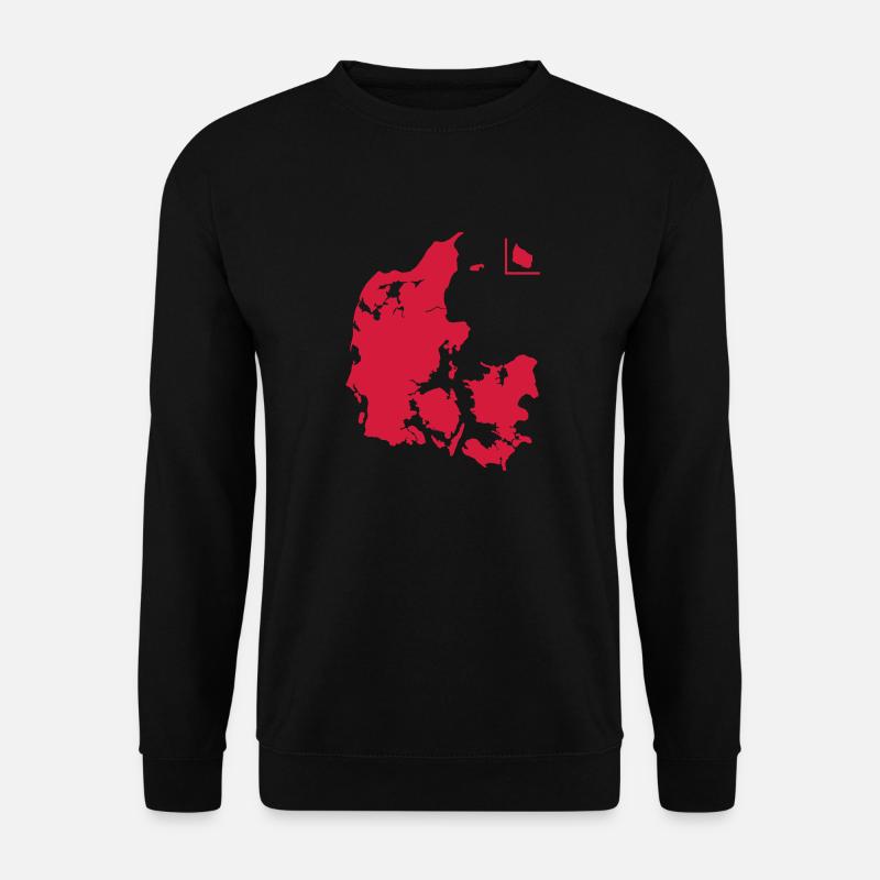 Denmark, Danmark - Unisex Sweatshirt - black