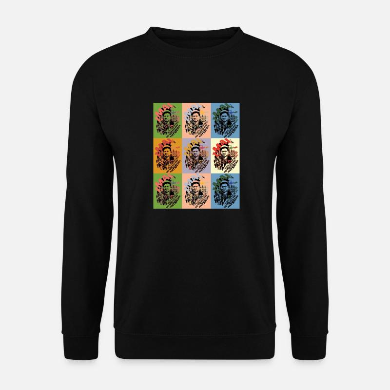 1. Mai DDR Pop Art - Unisex Pullover - Schwarz