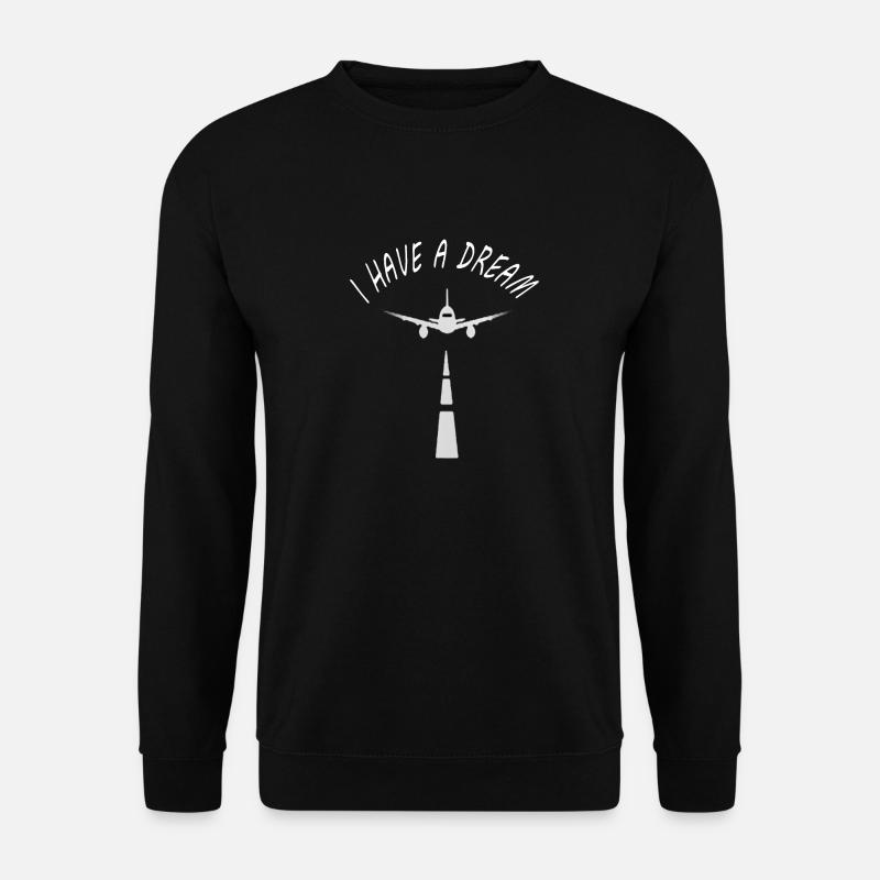 fly a plane - Unisex Sweatshirt - black