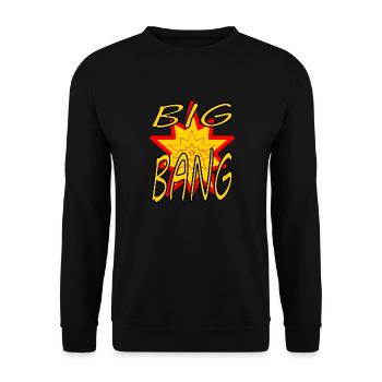 Big Bang Theory Explosion - Unisex Sweatshirt - black - Front - Alina (178cm) & Michal (187cm)