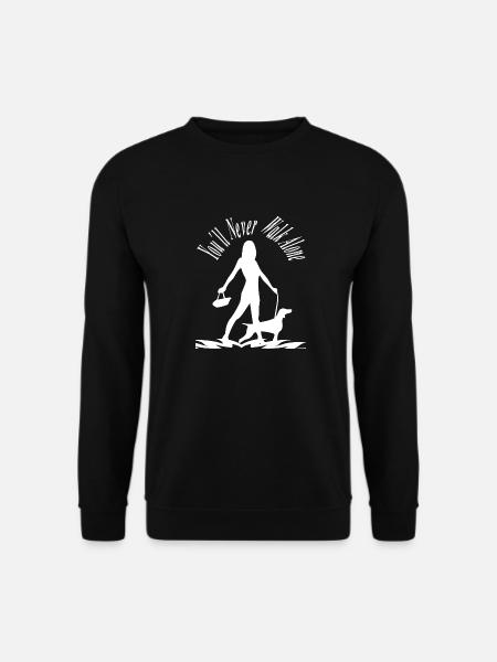 Dog lovers dogs dog dog sport gift - Unisex Sweatshirt - black