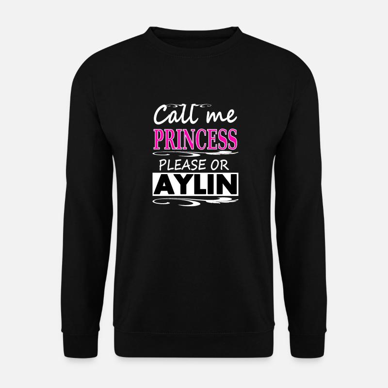 Mein Name ist Aylin ich bin Aylin Geschenk Mädchen - Unisex Pullover - Schwarz