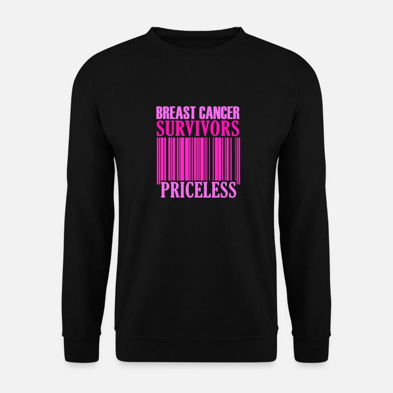 Priceless Breast Cancer Awareness - Unisex Sweatshirt - black