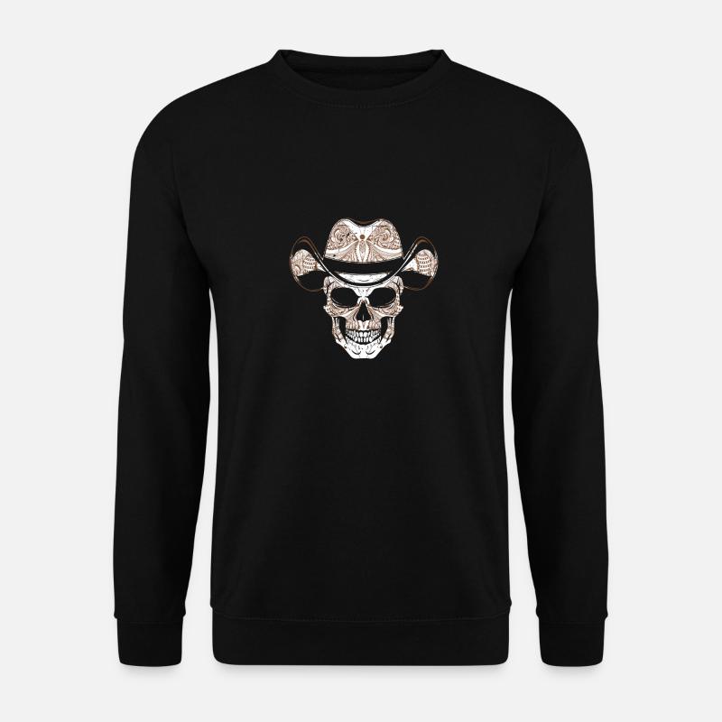Skull Western - Unisex Sweatshirt - black