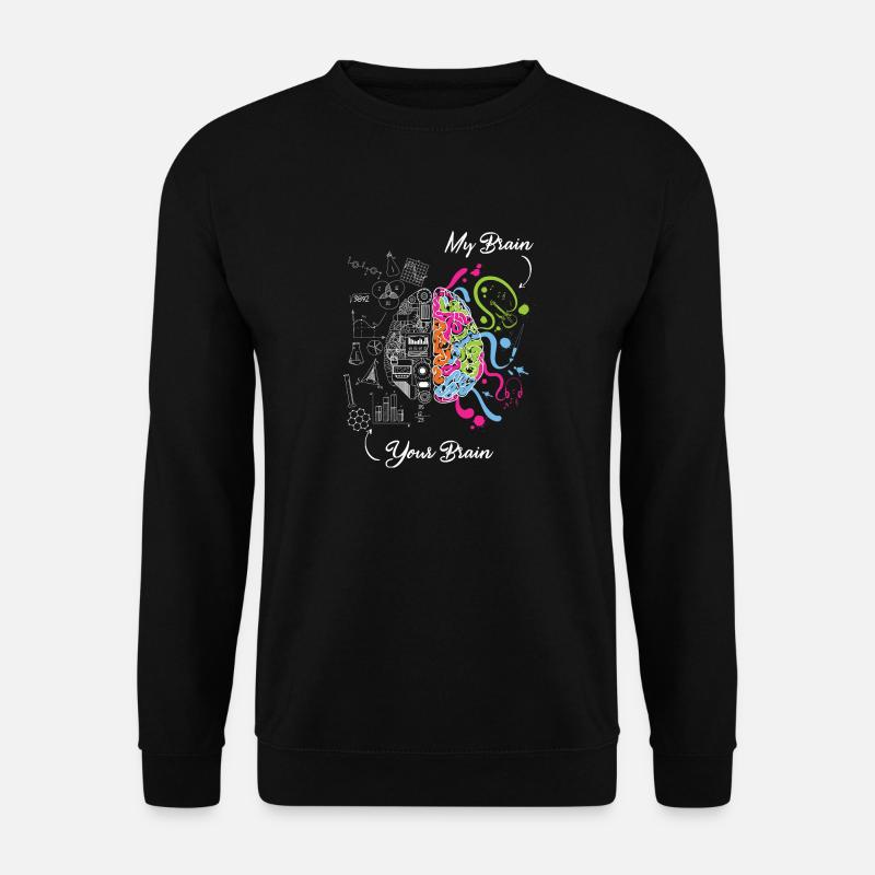 Dein Gehirn Mein Gehirn - Unisex Pullover - Schwarz