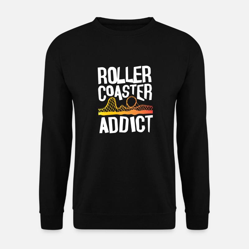 Roller Coaster Addict - Unisex Sweatshirt - black