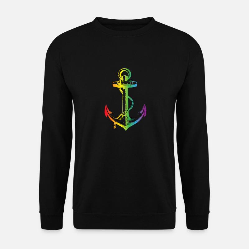 Rainbow Regenbogen Pride Homosexual Kleidung Mann - Unisex Pullover - Schwarz