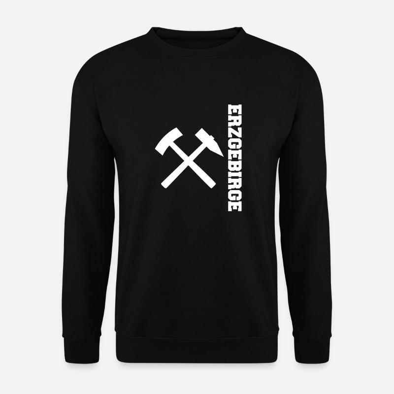 Erzgebirge Bergbau - Unisex Pullover - Schwarz