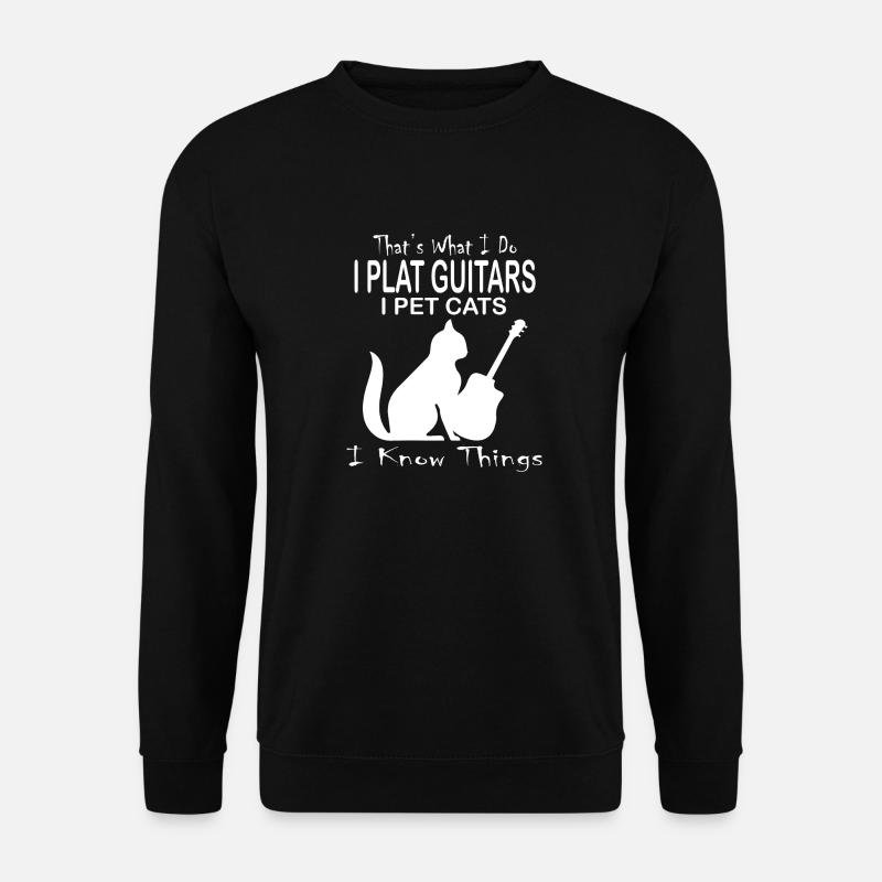 Cat Katze - Unisex Sweatshirt - black