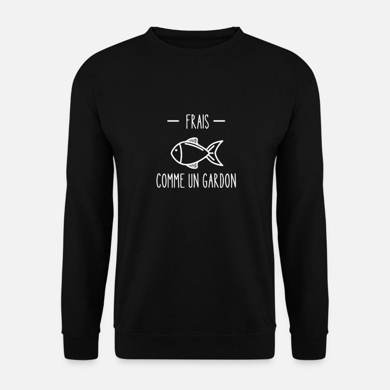 frais comme un gardon - Sweat-shirt Unisexe - noir