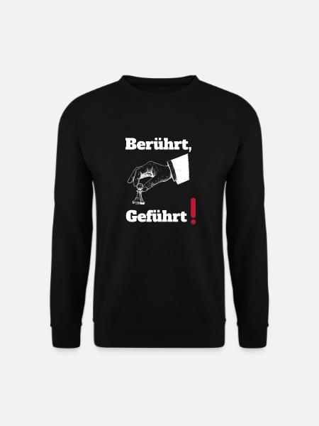Berührt, Geführt! Schach Schachspiel Schachidee - Unisex Pullover - Schwarz