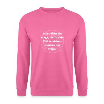 ZIELE - Unisex Pullover - Pink - Vorne