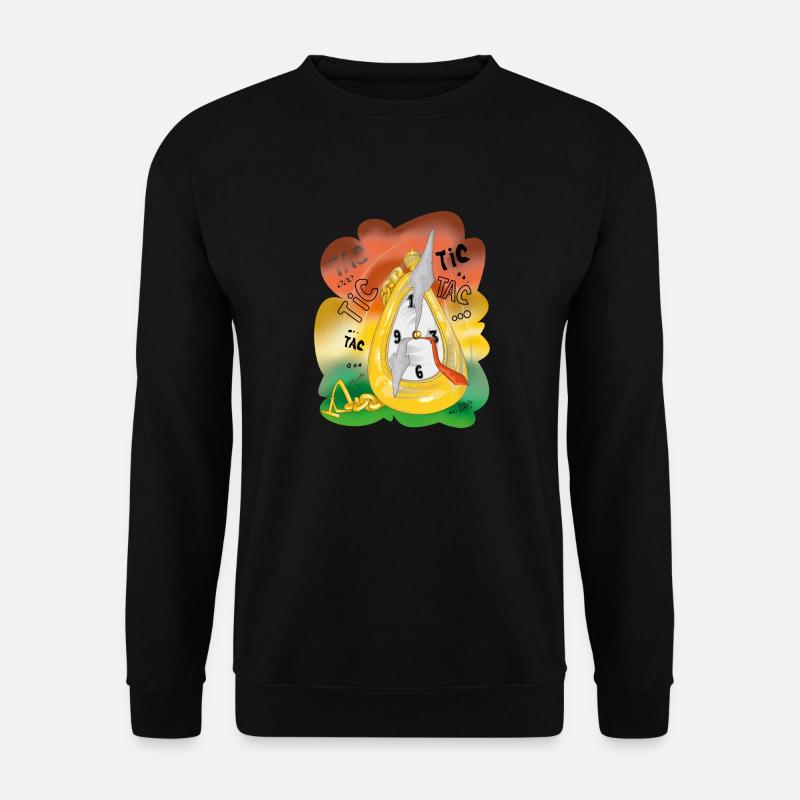 Taschenuhr - Unisex Pullover - Schwarz