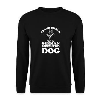 German Shepherd Dog 2 - Sweat-shirt Unisexe - noir - Devant - Alina (178cm) & Michal (187cm)