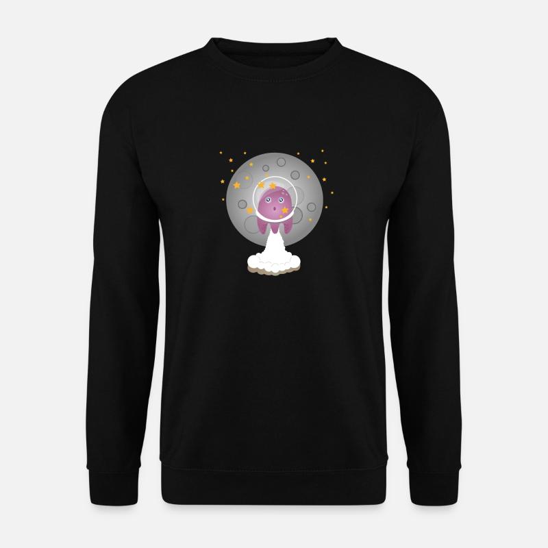 Astro Octopus - Unisex Pullover - Schwarz