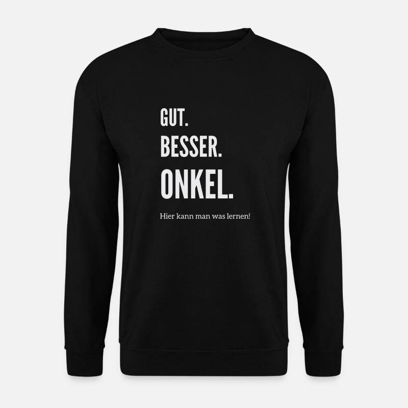 Der beste Onkel - Unisex Pullover - Schwarz