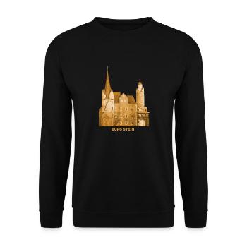 Hartenstein Burg Stein Zwickau Saxe Erzgebirge - Sweat-shirt Unisexe - noir - Devant - Alina (178cm) & Michal (187cm)