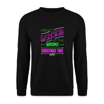 Beagle Lover Cadeau Drôle de Race de Chien de Noël - Sweat-shirt Unisexe - noir - Devant - Alina (178cm) & Michal (187cm)