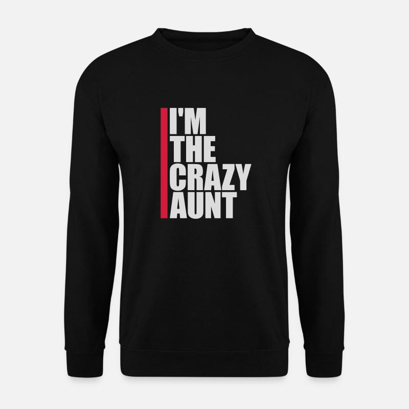 at The Crazy Aunt - Unisex Sweatshirt - black