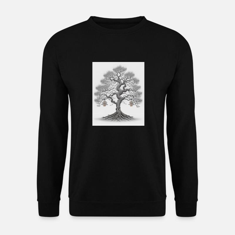 Baum Ornament Japan Style - Unisex Pullover - Schwarz