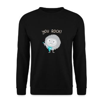 Sie sind toll! - Unisex Pullover - Schwarz - Vorne - Alina (178cm) & Michal (187cm)