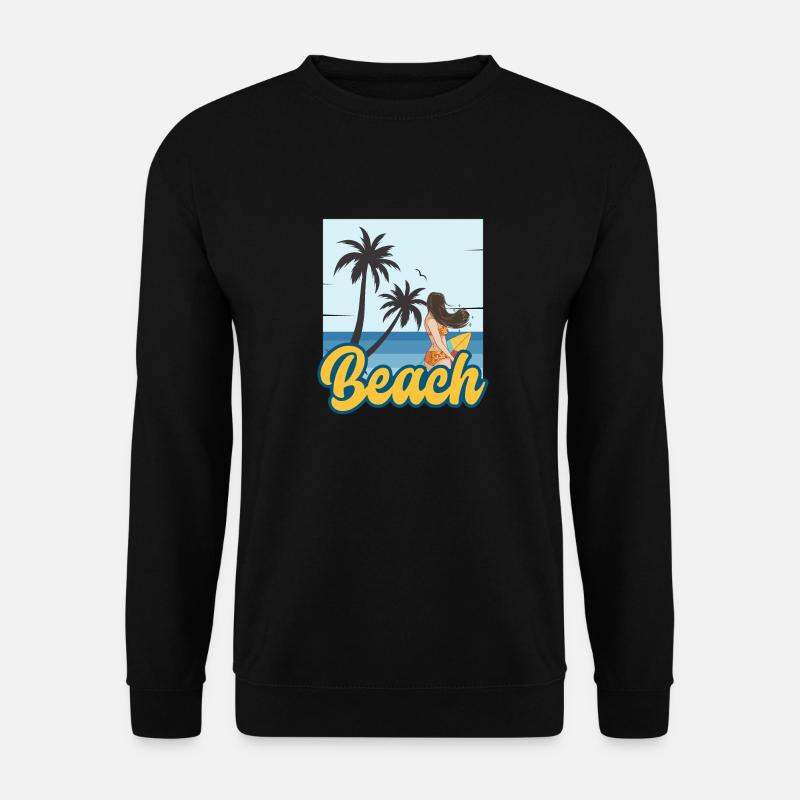 Beach Summer - Unisex Sweatshirt - black