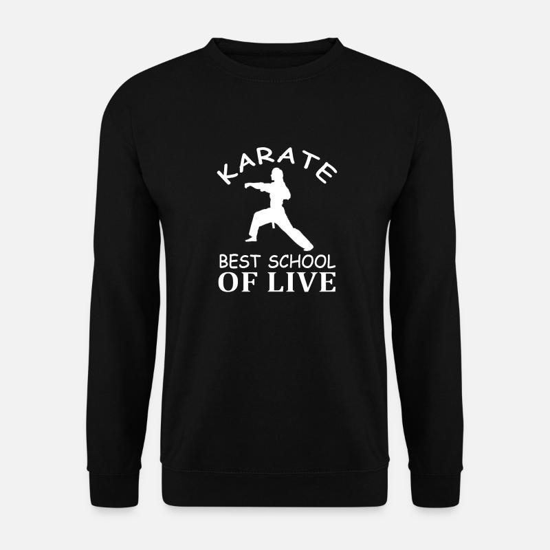 Karate trainieren Karate-Trainer Kampf Geschenk - Unisex Pullover - Schwarz