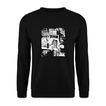 NOPE - sei kein Ja - Sager! - Unisex Pullover - Schwarz - Vorne - Alina (178cm) & Michal (187cm)