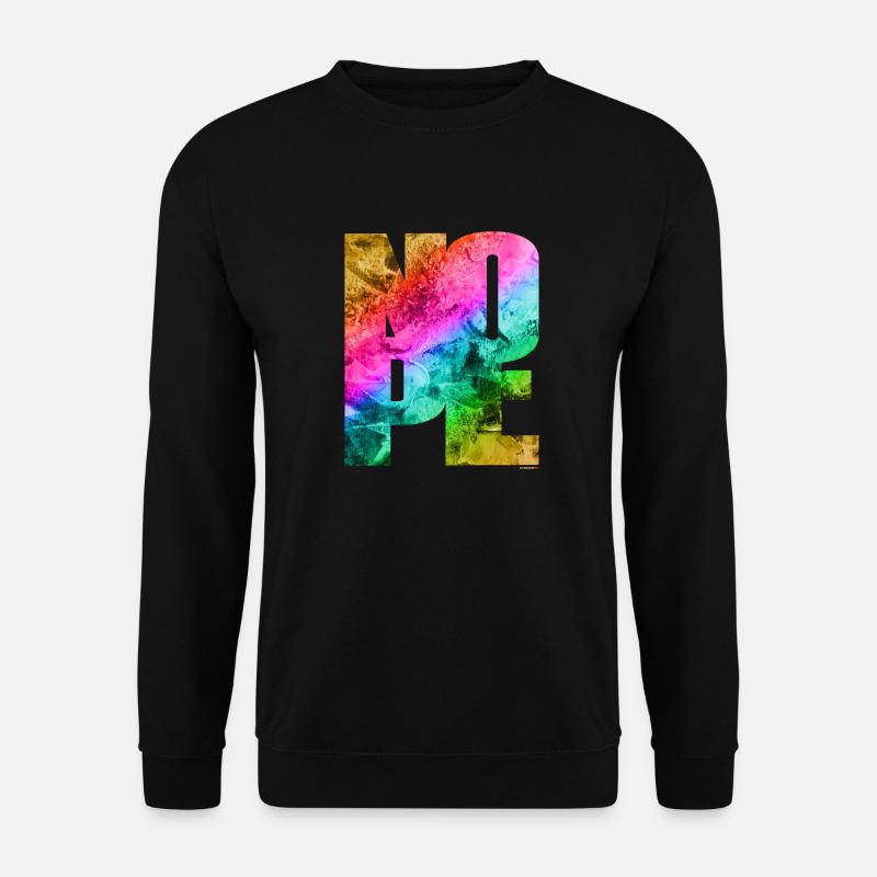 NOPE - sei kein Ja - Sager! - Unisex Pullover - Schwarz