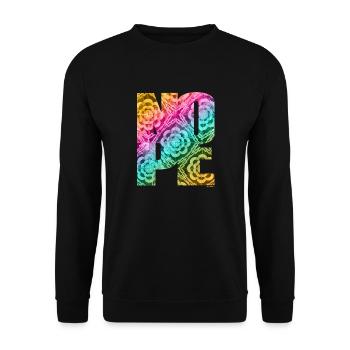 NOPE - sei kein Ja - Sager! - Unisex Pullover - Schwarz - Vorne - Alina (178cm) & Michal (187cm)