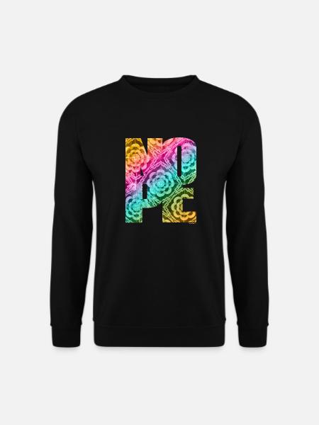NOPE - sei kein Ja - Sager! - Unisex Pullover - Schwarz