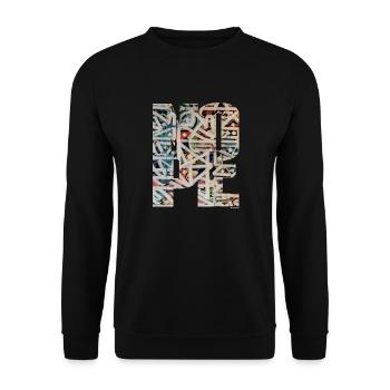 NOPE - sei kein Ja - Sager! - Unisex Pullover - Schwarz - Vorne - Alina (178cm) & Michal (187cm)