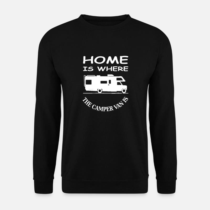 Camper Motorhome Caravan Nature Lover Gift - Unisex Sweatshirt - black