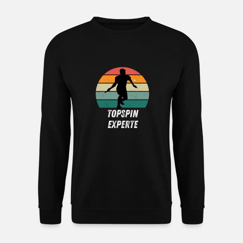 Topspinexperte - Unisex Pullover - Schwarz