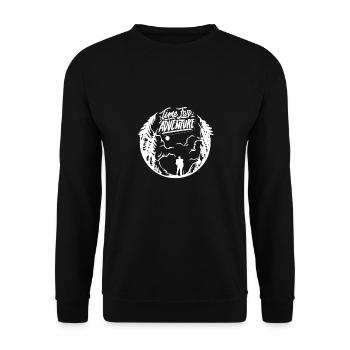 Time for adventure 2 - Unisex Sweatshirt - black - Front - Alina (178cm) & Michal (187cm)