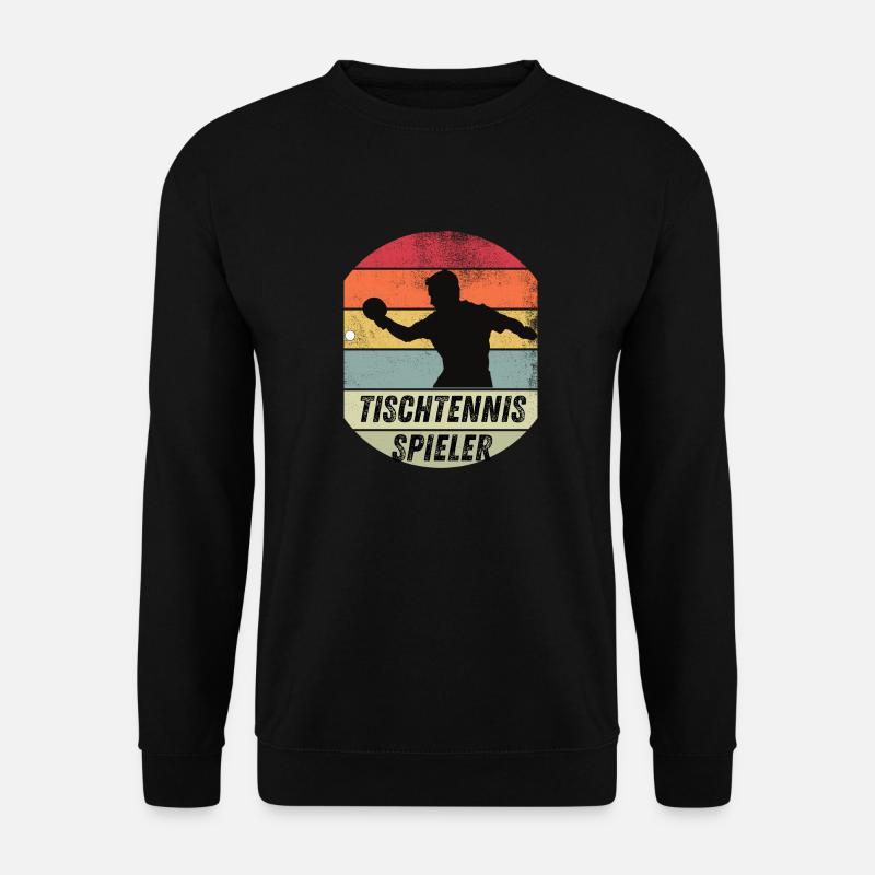 Tischtennisspieler - Unisex Pullover - Schwarz